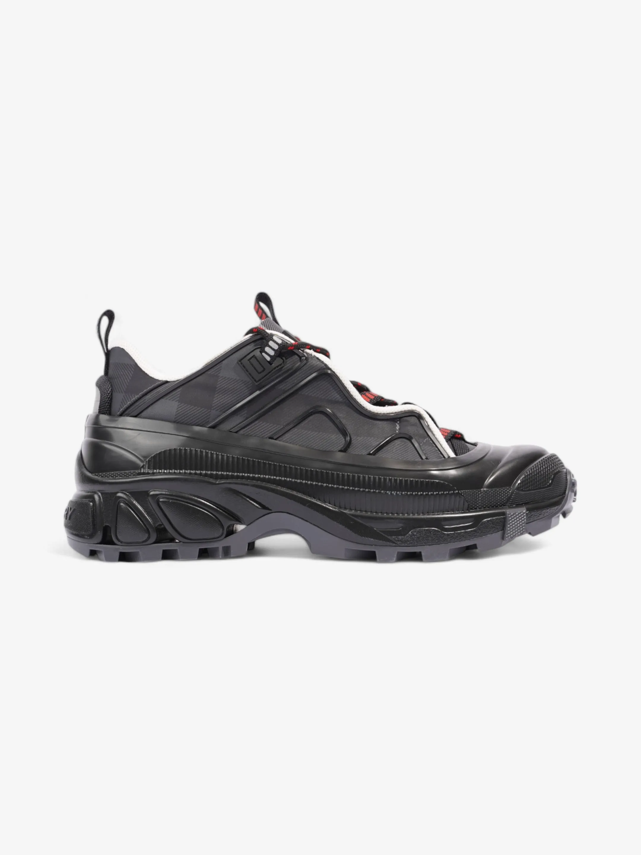 Lightweight Feel Burberry Arthur Sneakers Black / Red / White Rubber EU 43 UK 9