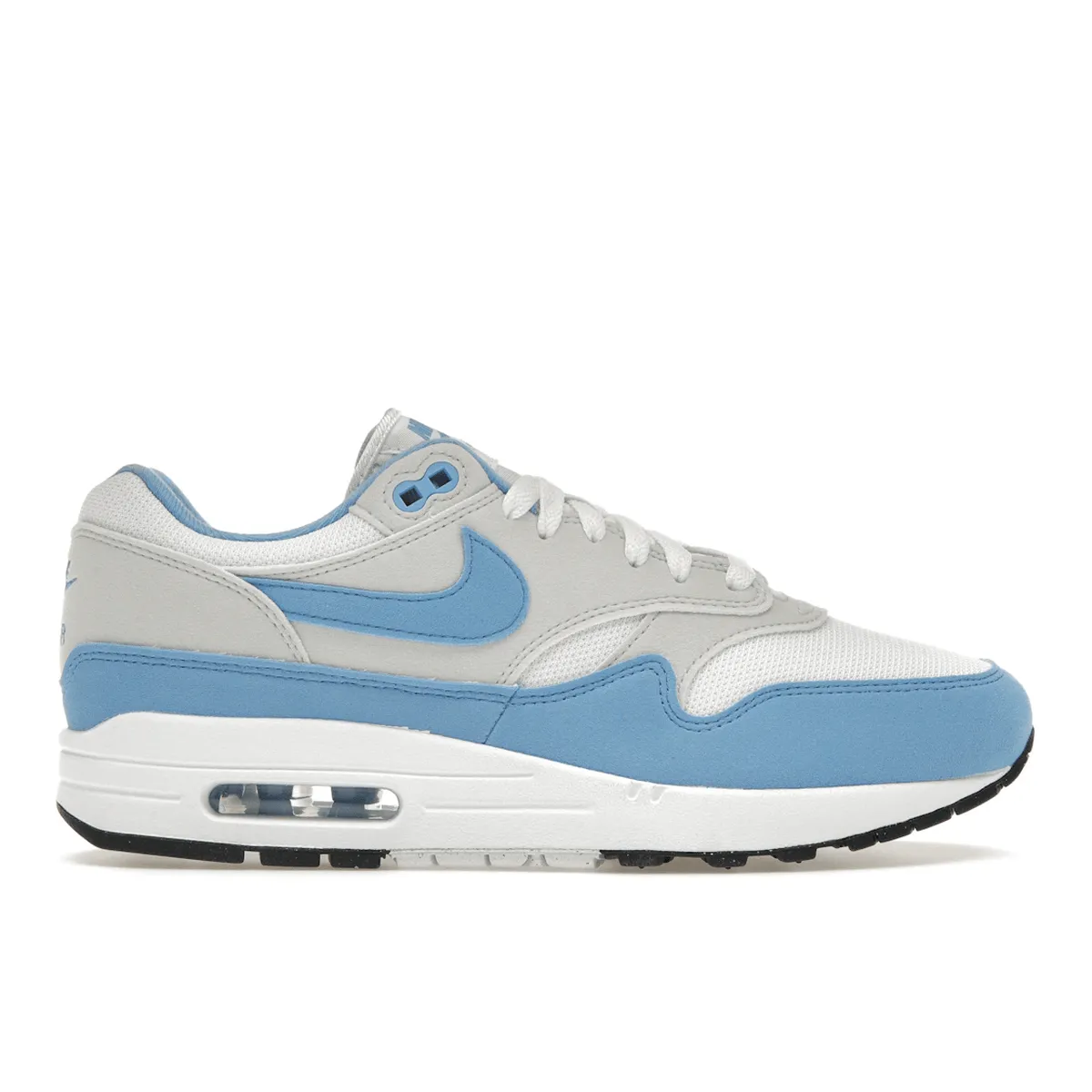 Lightweight Midsole Structure Nike Air Max 1 White University Blue