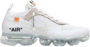 Vapourmax x OW "THE TEN" White running with a durable outsole agile shoes