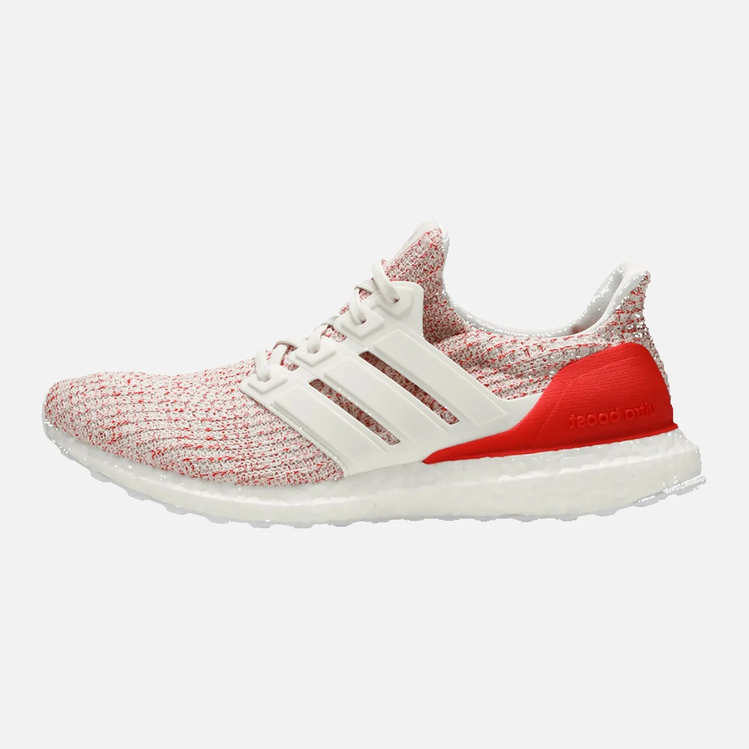 Women's Adidas Ultra Boost 4.0 - White Red judo shoes cross - country meet running wear