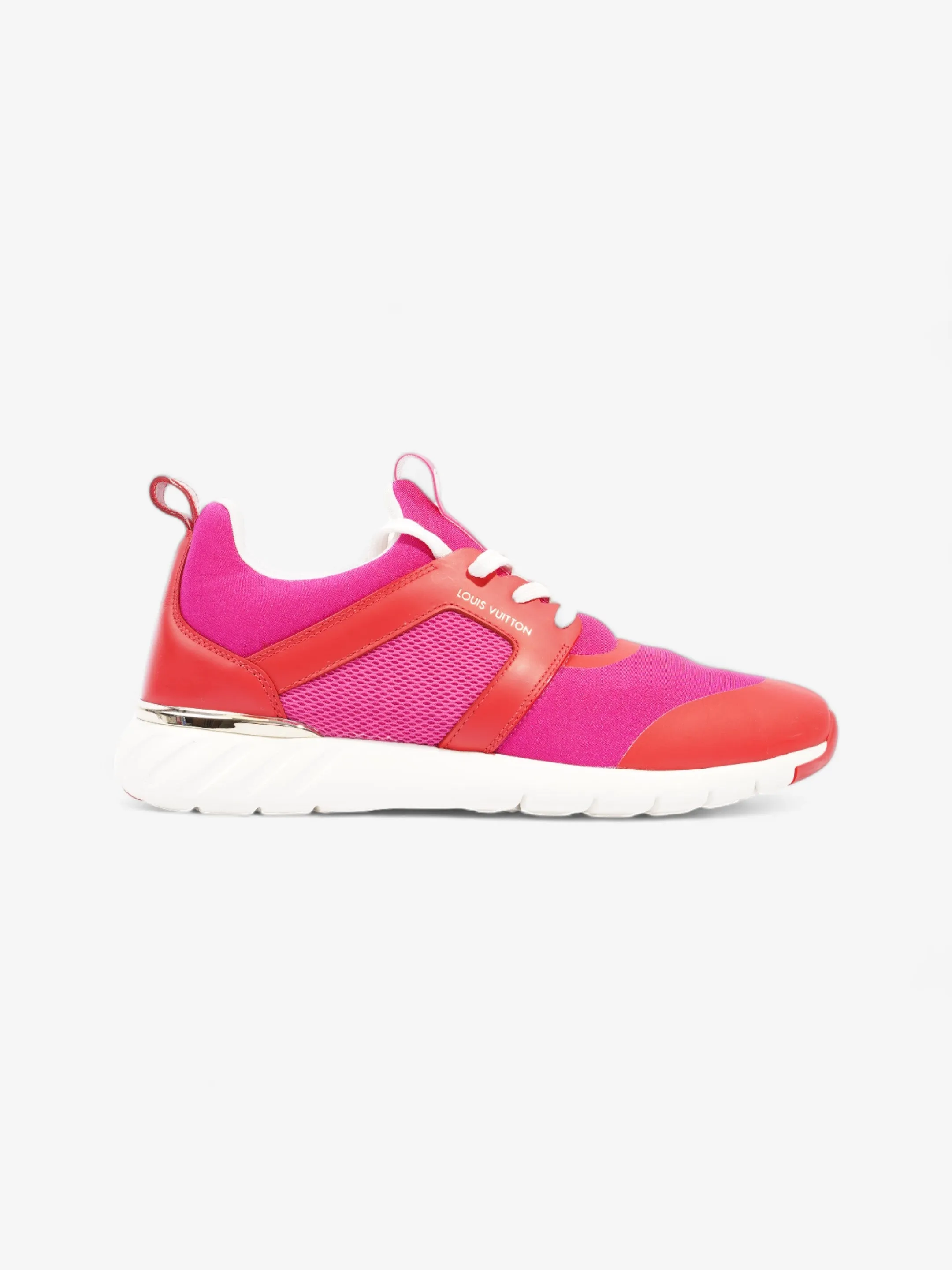 Louis Vuitton After Game Sneakers  Pink / Red Neoprene EU 38 UK 5 Wide Foot Comfort
