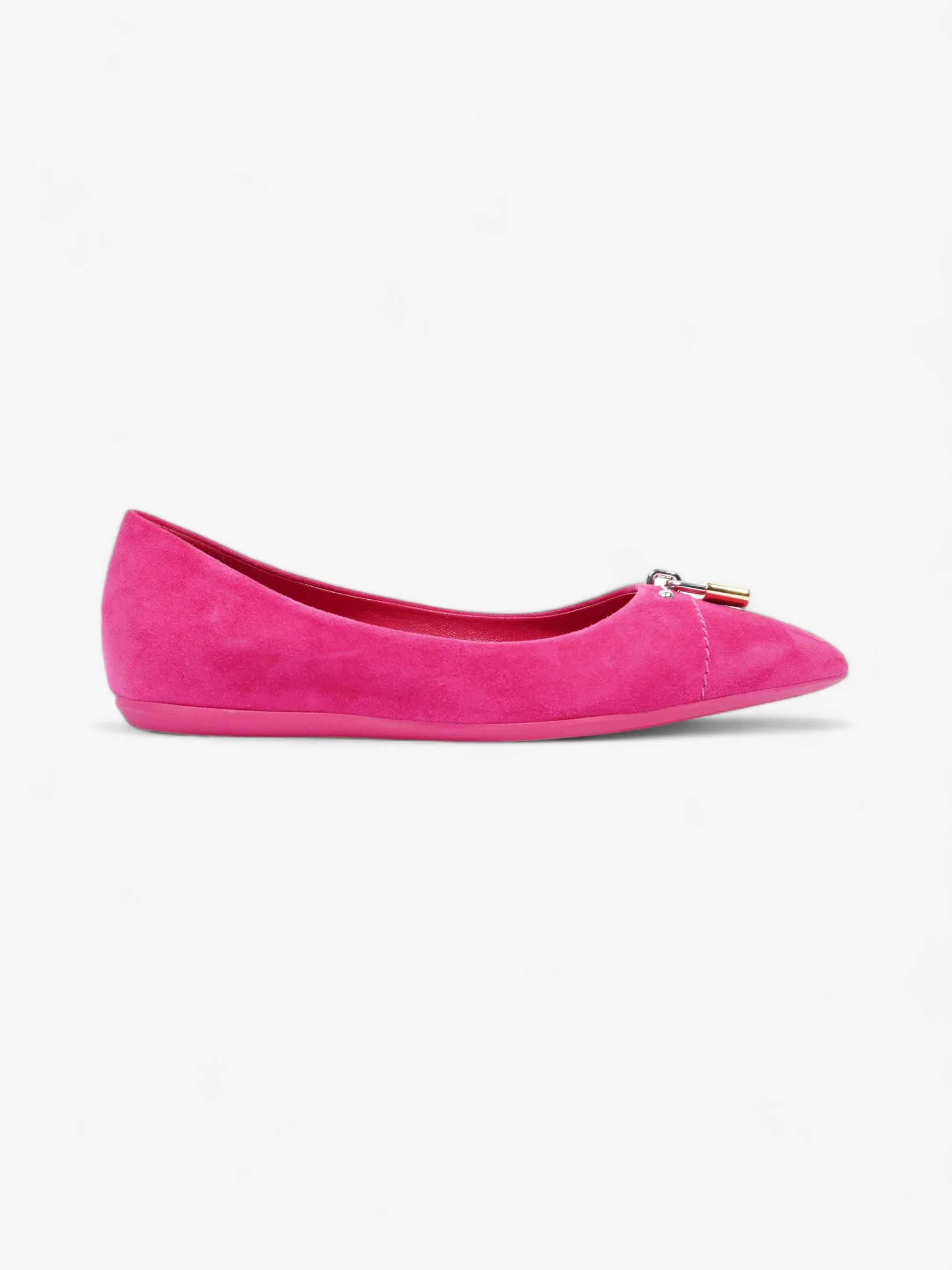 Louis Vuitton Ballet Flat Pink Velvet EU 35.5 UK 2.5 Everyday Essential