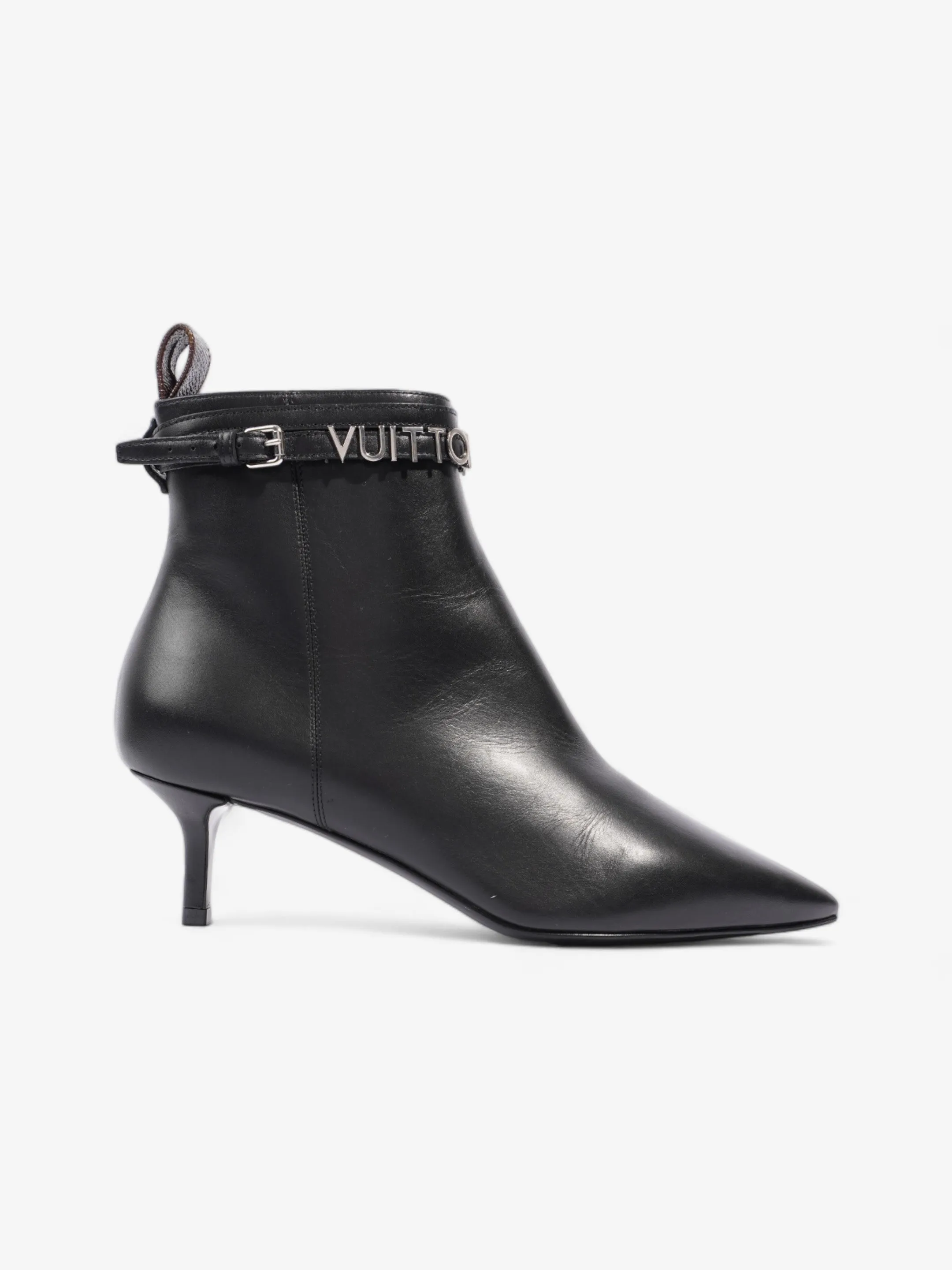 Louis Vuitton Call Back Ankle Boot 50 Black / Brown Monogram Leather EU 36 UK 3 Hard Pro