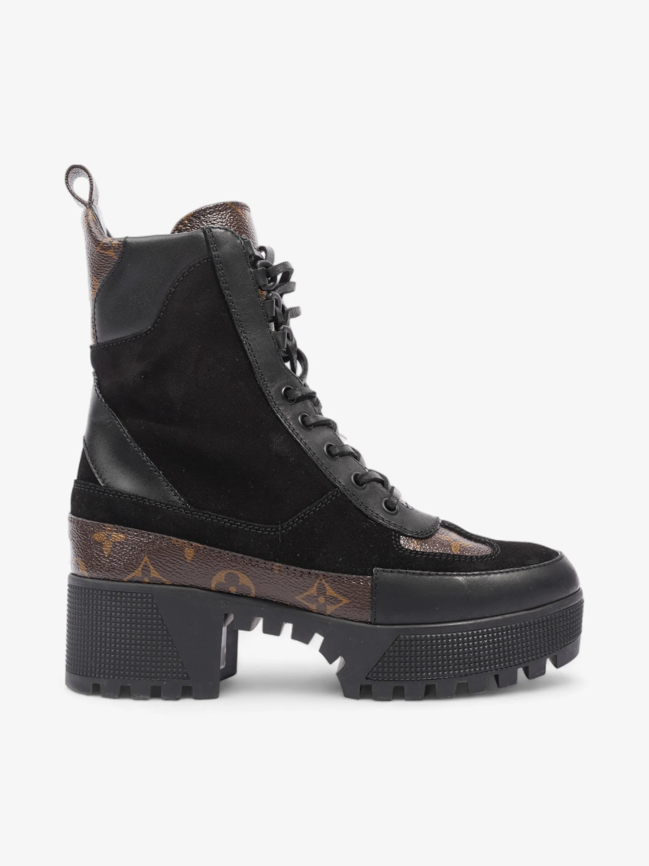 Louis Vuitton Desert Boots 35mm Monogram / Black Canvas EU 36.5 UK 3.5 Step Prime