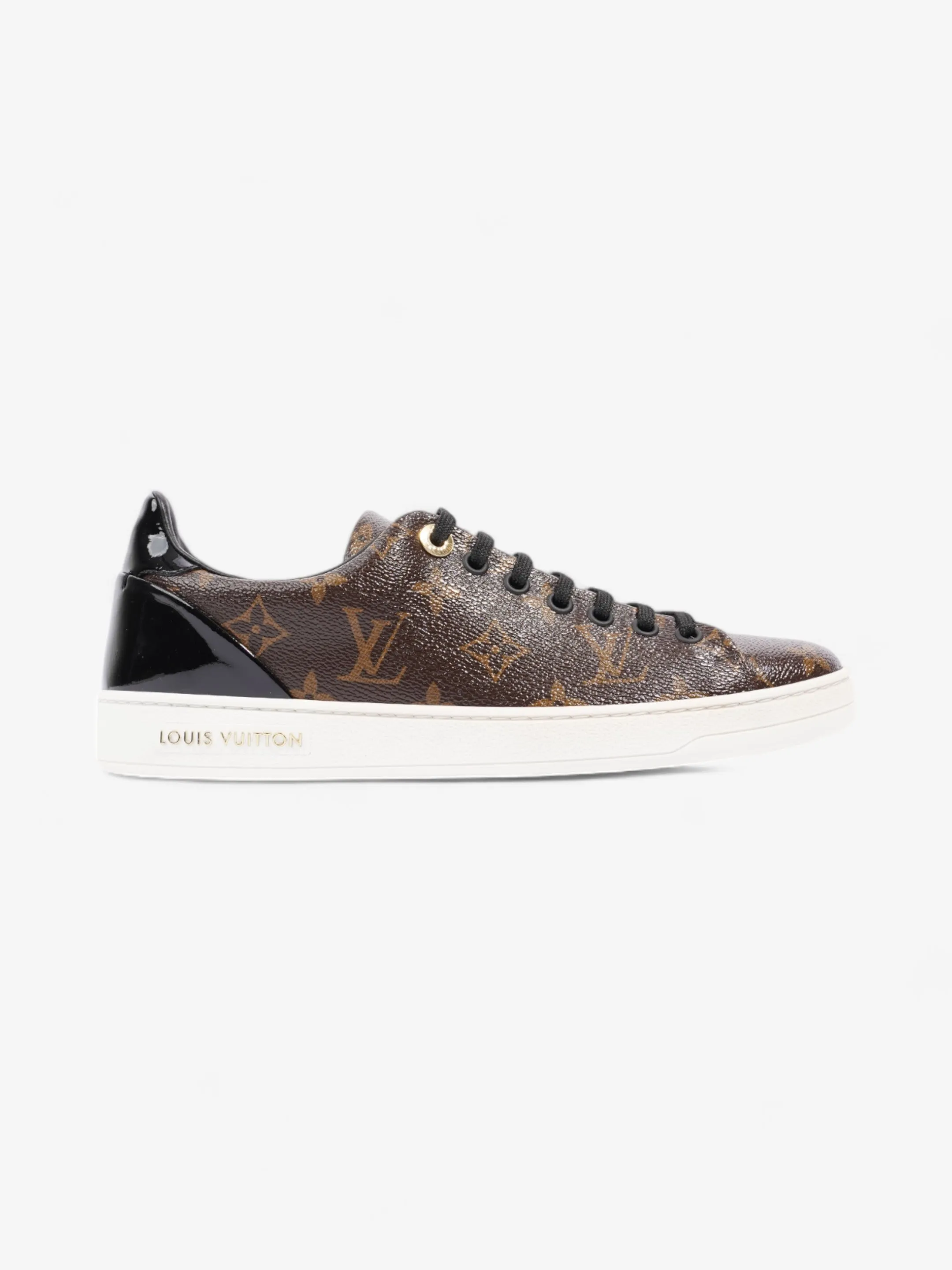 Louis Vuitton Frontrow Sneakers Brown Monogram / Black Coated Canvas EU 37.5 UK 4.5 Quick piece