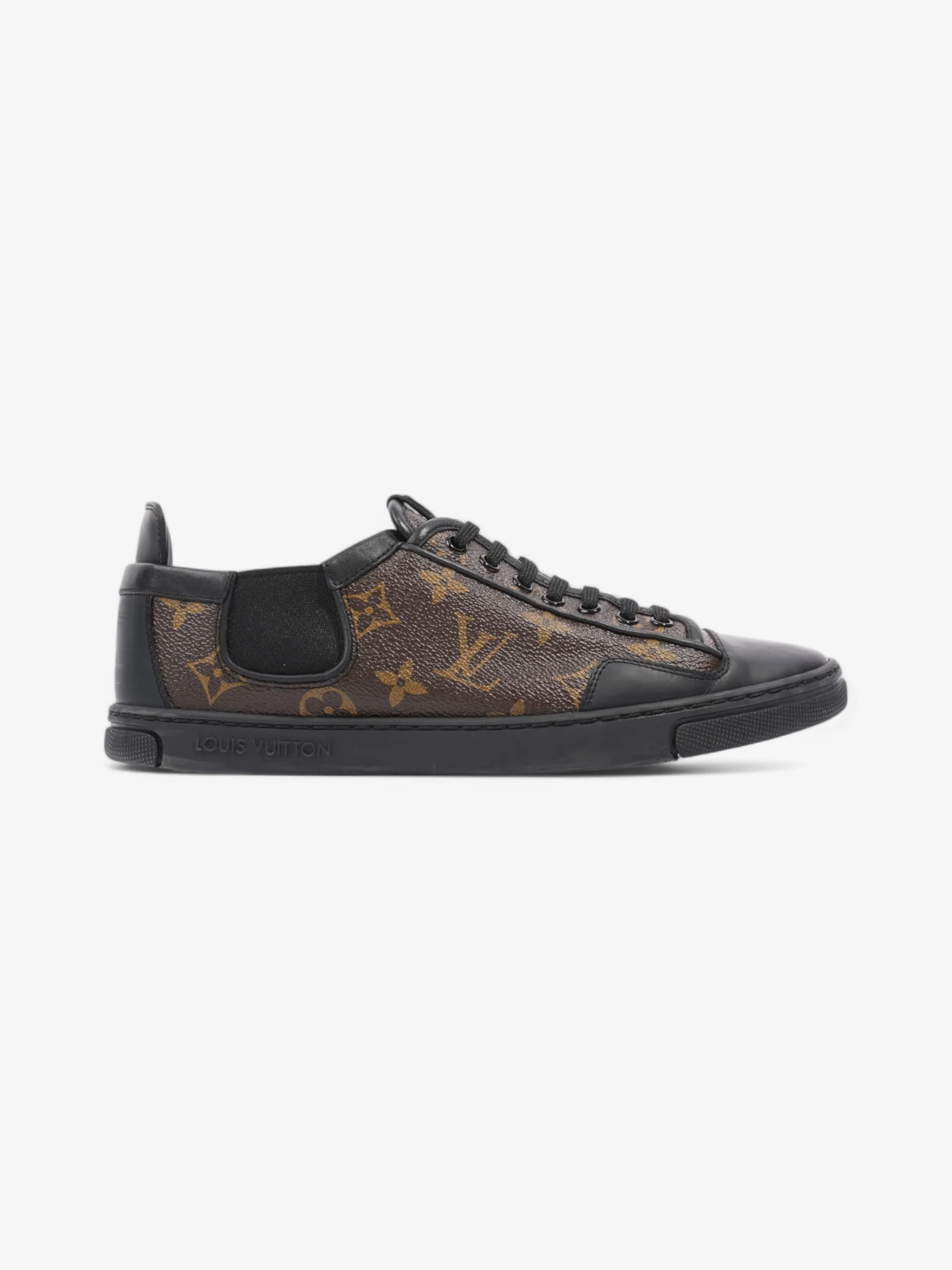 Louis Vuitton Luxembourg Sneakers Black / Monogram Leather EU 40 UK 6 Soft Glide