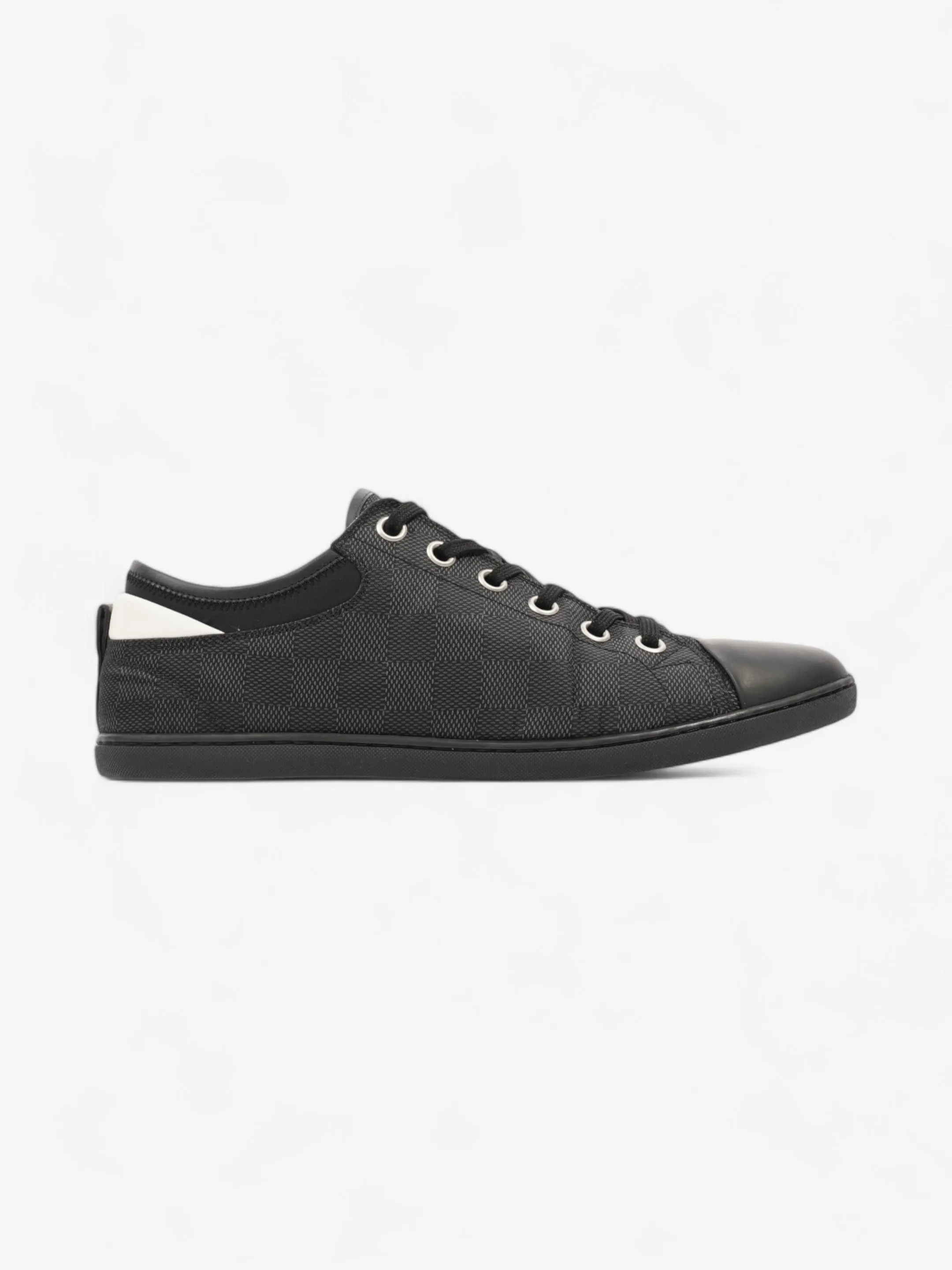 Louis Vuitton Match Up Damier Sneakers Black / White Canvas EU 42 UK 8 Ultra Foam