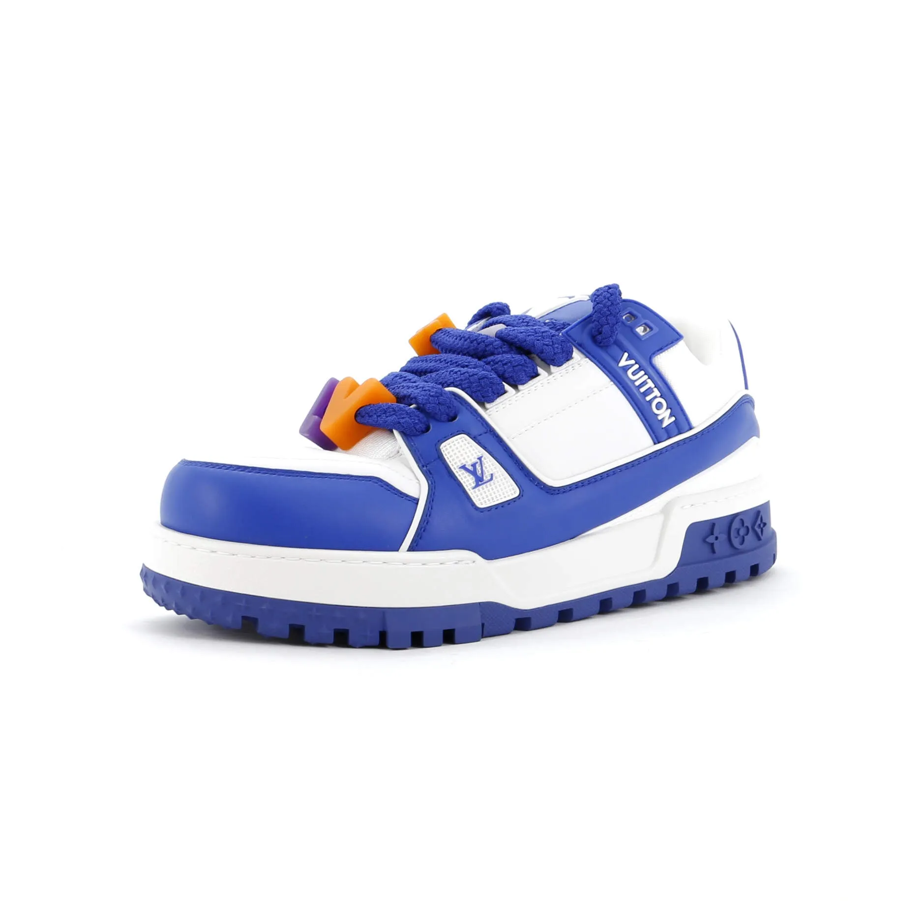 Louis Vuitton Men's Maxi Trainer Sneakers Leather and Fabric Urban Walk