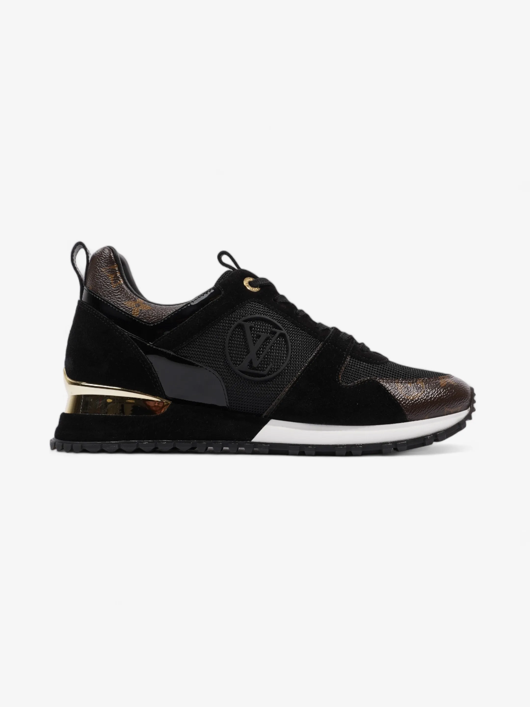 Louis Vuitton Run Away Sneakers Black / Brown Monogram Mesh EU 40 UK 7 Unbeatable cushioning