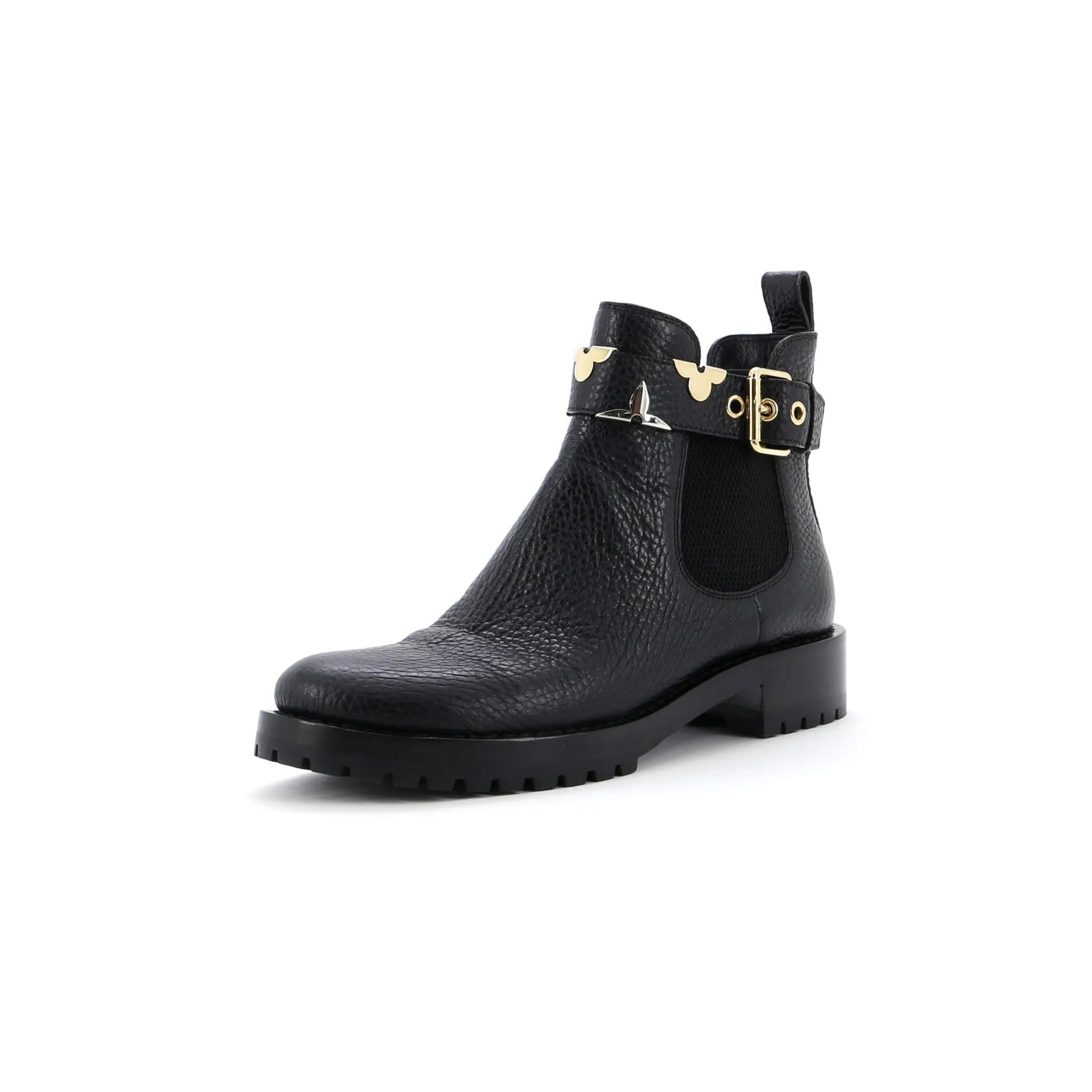 Louis Vuitton Women's Fast Ride Ankle Boots Leather Tough Pro