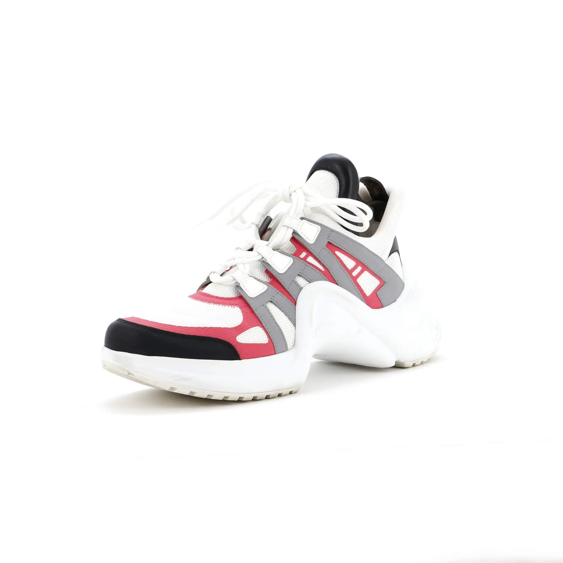 Louis Vuitton Women's LV Archlight Sneakers Fabric and Leather Unbeatable flexibility
