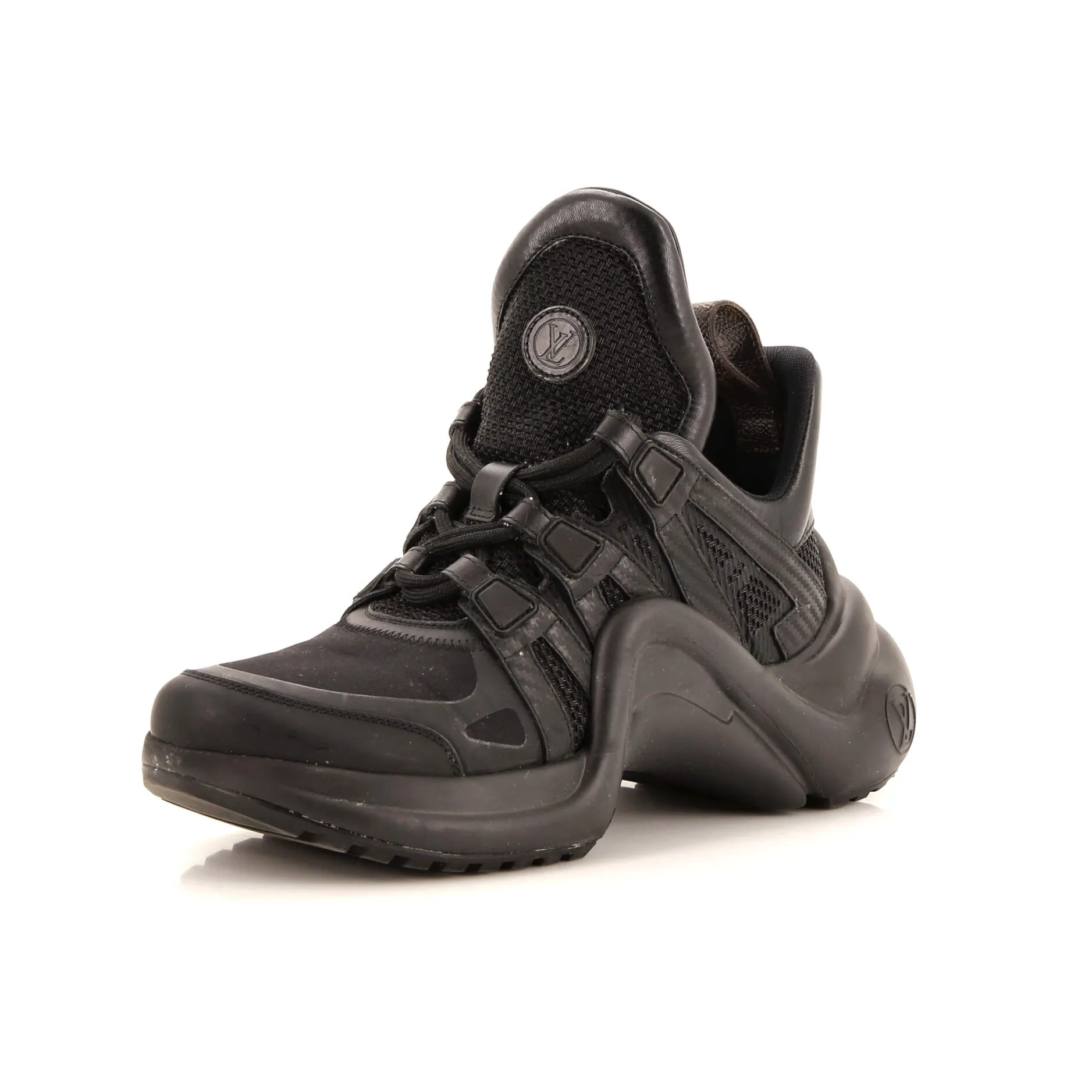 Louis Vuitton Women's LV Archlight Sneakers Monogram Technical Nylon with Leather Premium Craft