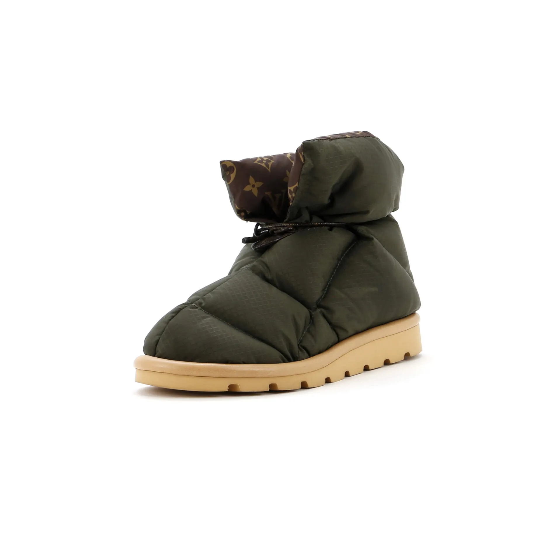 Louis Vuitton Women's Pillow Comfort Ankle Boots Nylon Hard Guard
