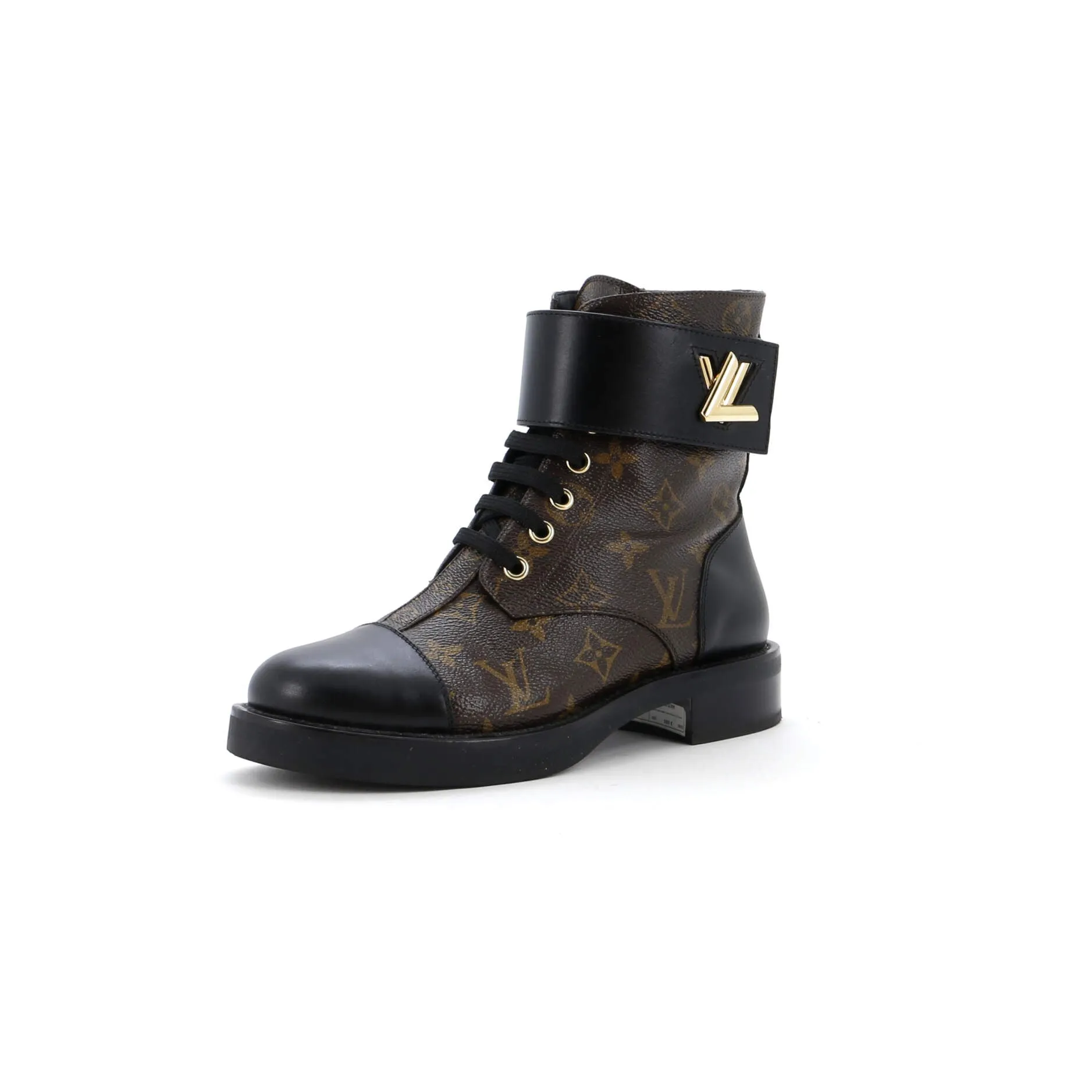 Louis Vuitton Women's Wonderland Flat Ranger Boots Monogram Canvas and Leather Hot Weather