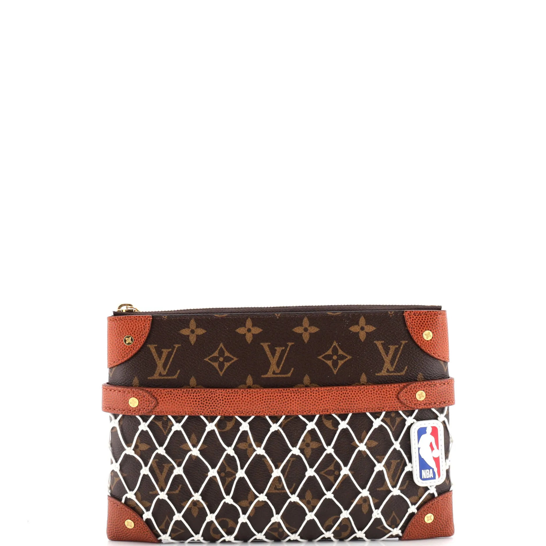 Louis Vuitton x NBA Net Flat Pouch Monogram Canvas Casual Fit
