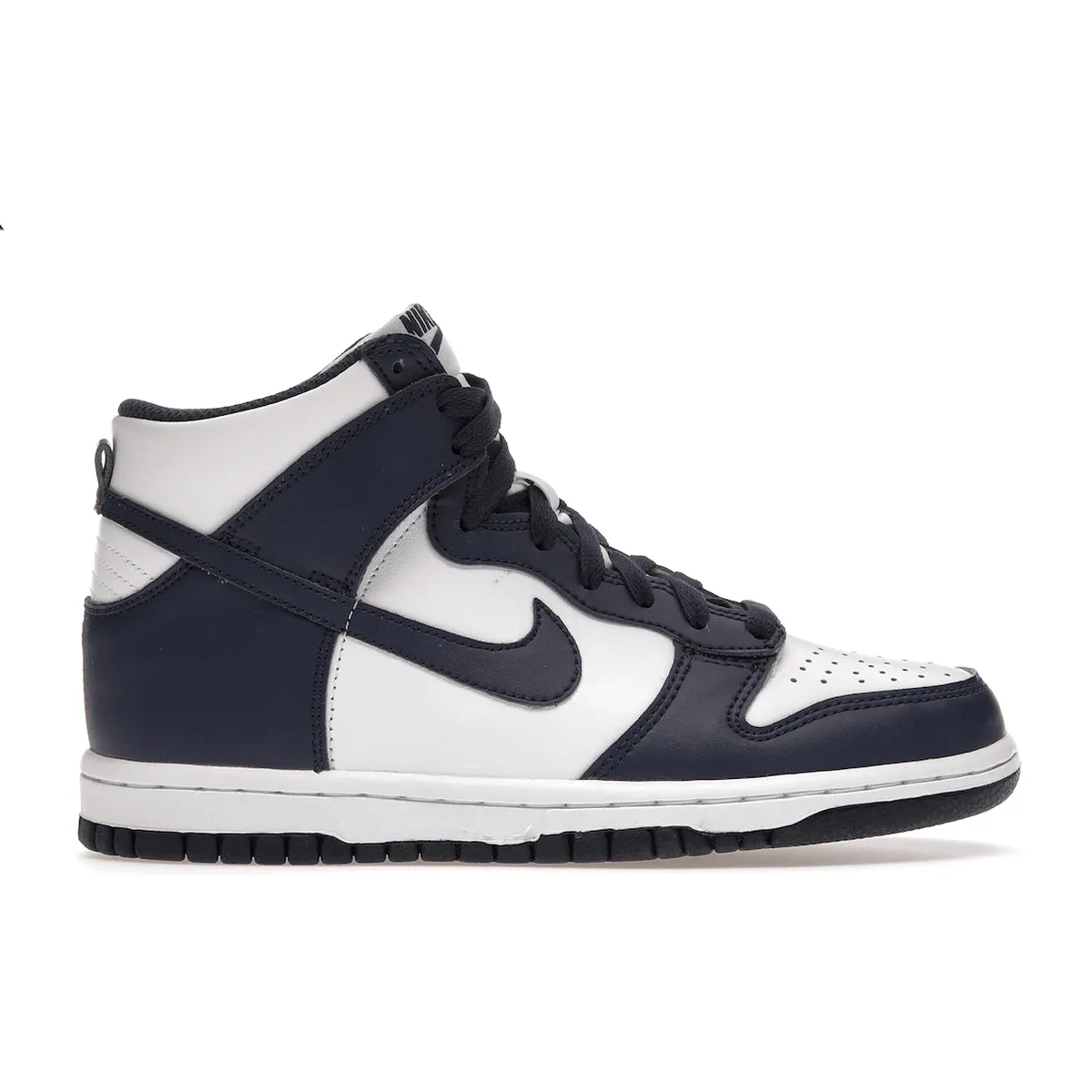 Low Profile Nike Dunk High Championship Navy