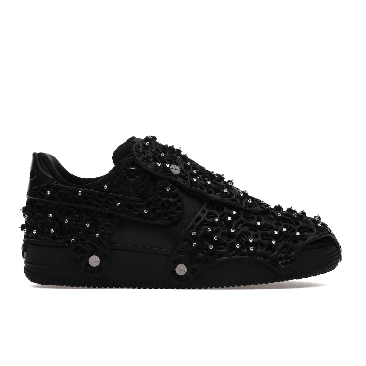 Beach Ready Art Base Air Force 1 x Swarovski Crystal Black