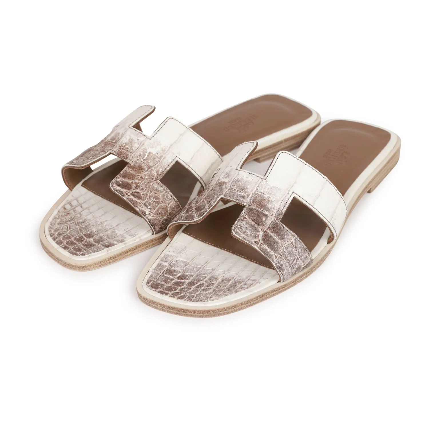 Made For Walking Hermes Oran Sandals Himalaya Niloticus Crocodile