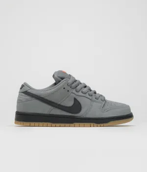 Nike SB Orange Label Dunk Low Pro Shoes in Cool Grey and Black and Cool Grey - Dark Grey