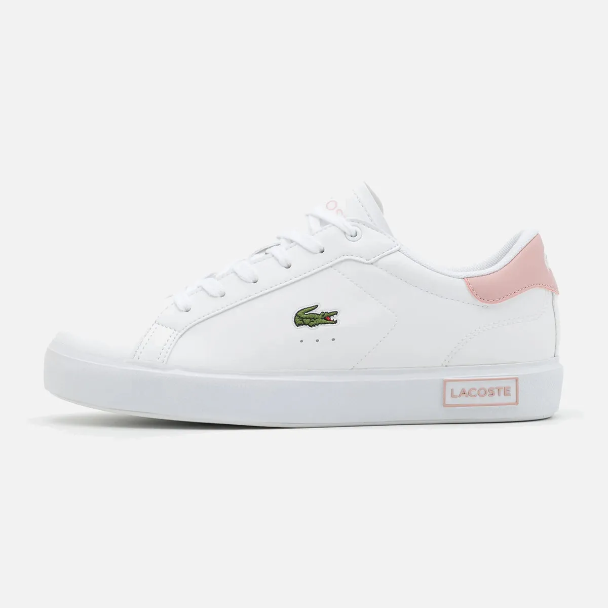 responsive - midsole - feature shoes soccer - field running shoes Women's Lacoste Powercourt White Pink Trainers