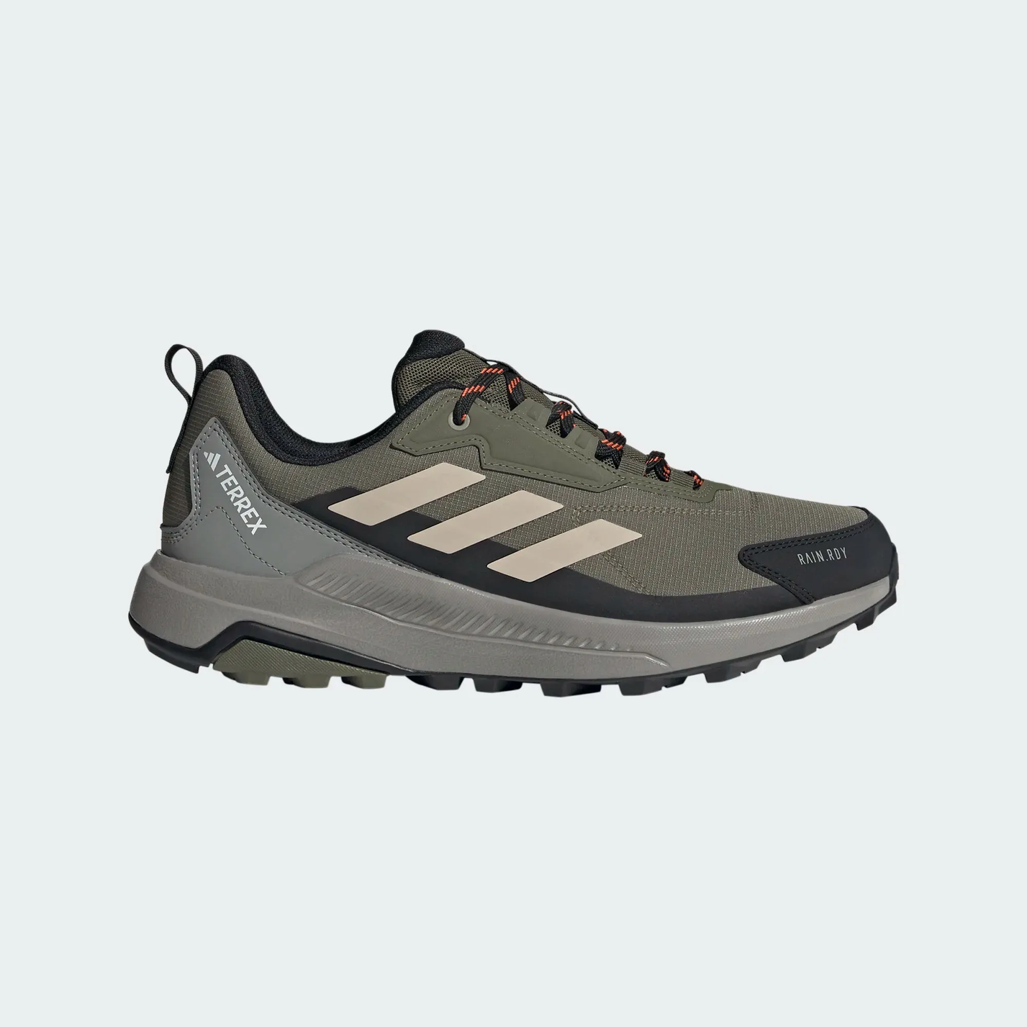 Men's Adidas Terrex Anylander Rain.Rdy Hiking Shoes "Olive Strata" Slip On