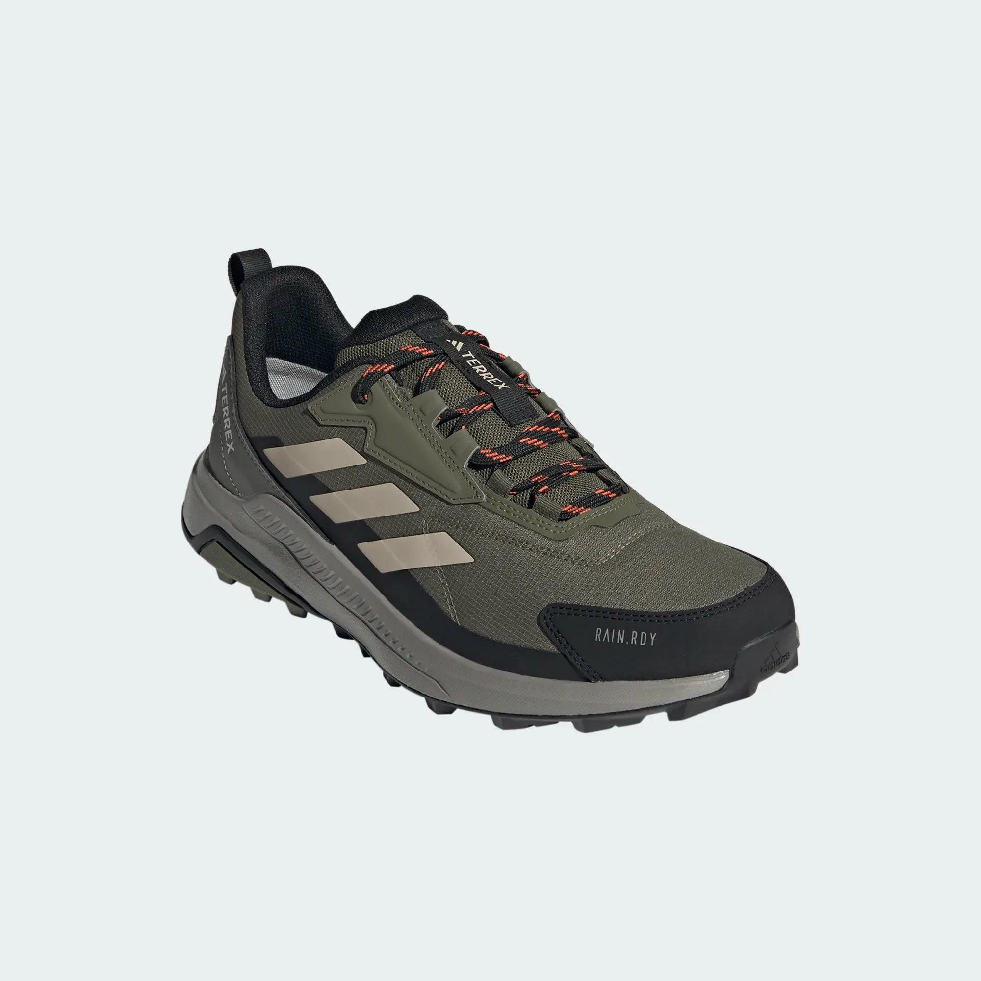Men's Adidas Terrex Anylander Rain.Rdy Hiking Shoes "Olive Strata" Slip On