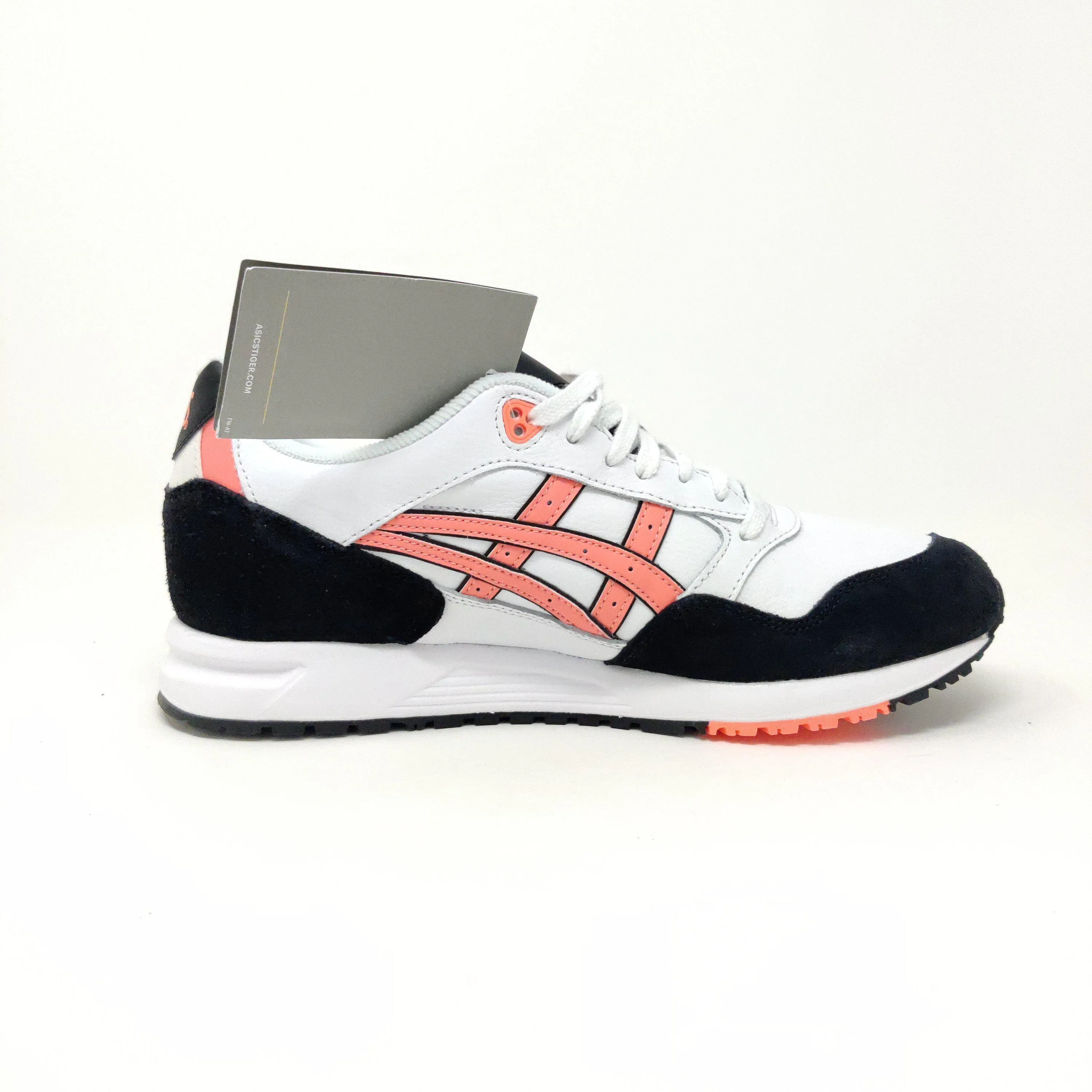 Men's Asics Gelsaga - White Coral Zebra-Print