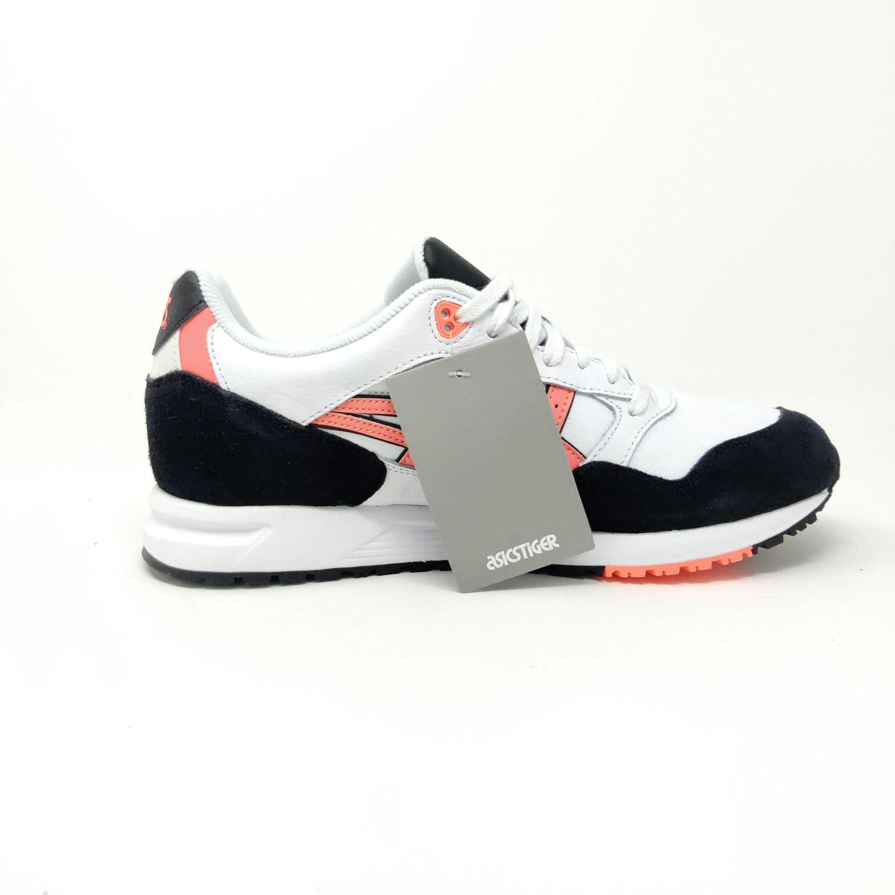 Men's Asics Gelsaga - White Coral Zebra-Print