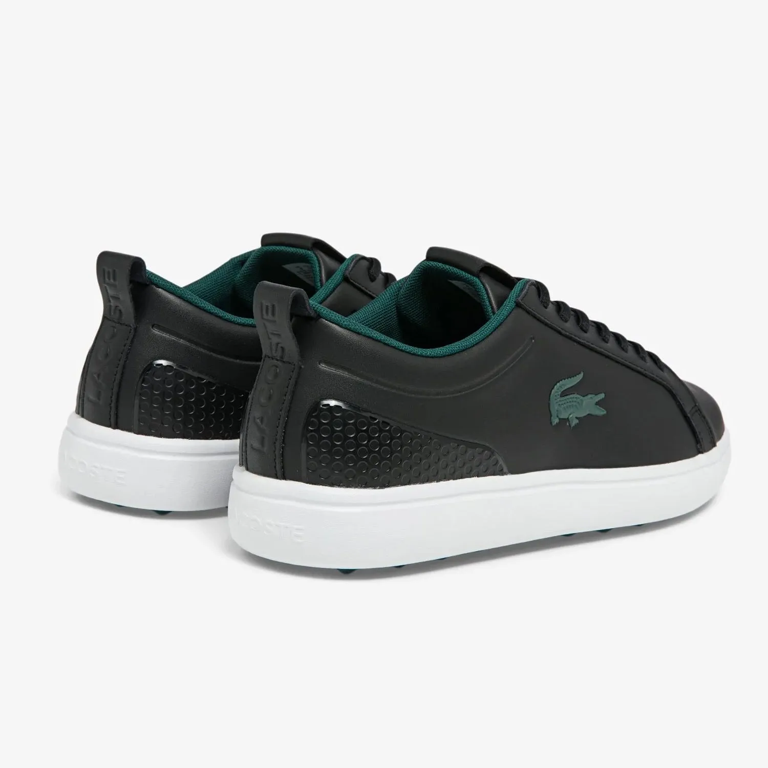 Men's Lacoste Golf Elite Shoes - Black Step-Assist