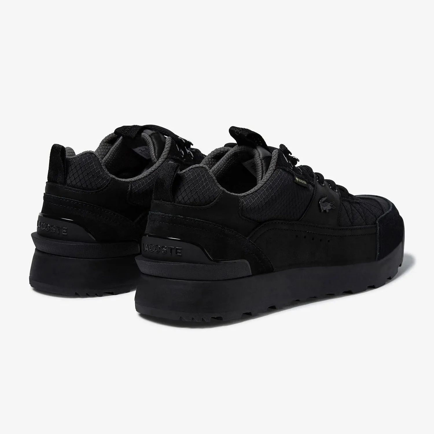 Men's Lacoste Urban Breaker Gore-tex Low - Black animal-print