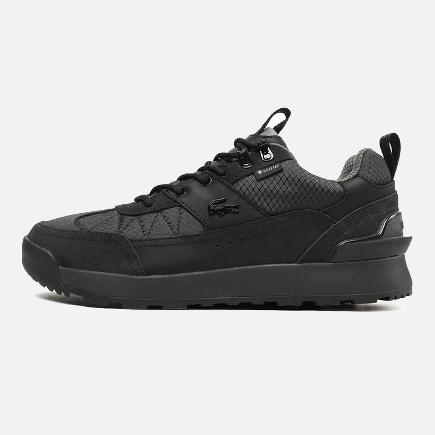 Men's Lacoste Urban Breaker Gore-tex Low - Black animal-print