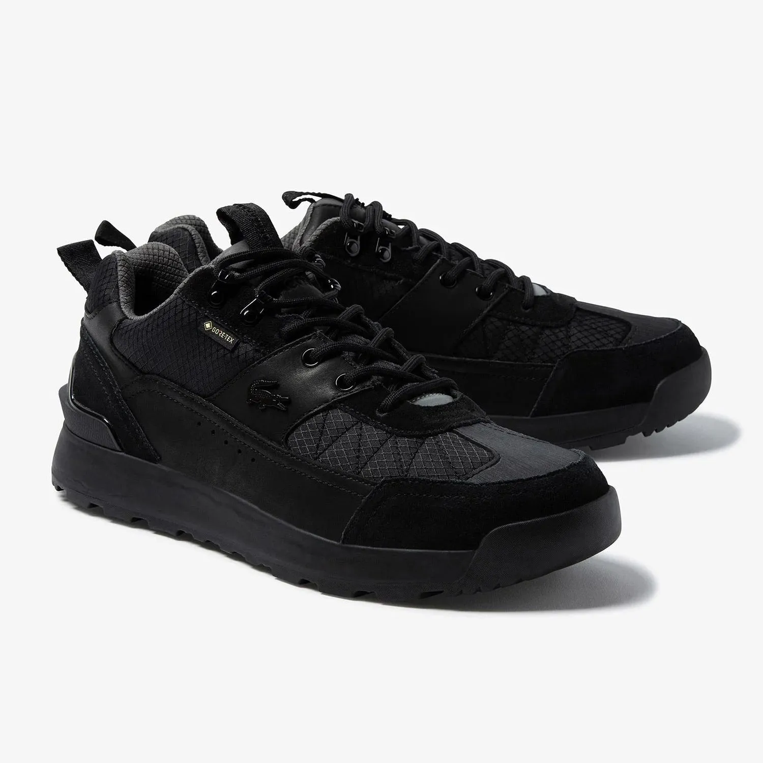 Men's Lacoste Urban Breaker Gore-tex Low - Black animal-print