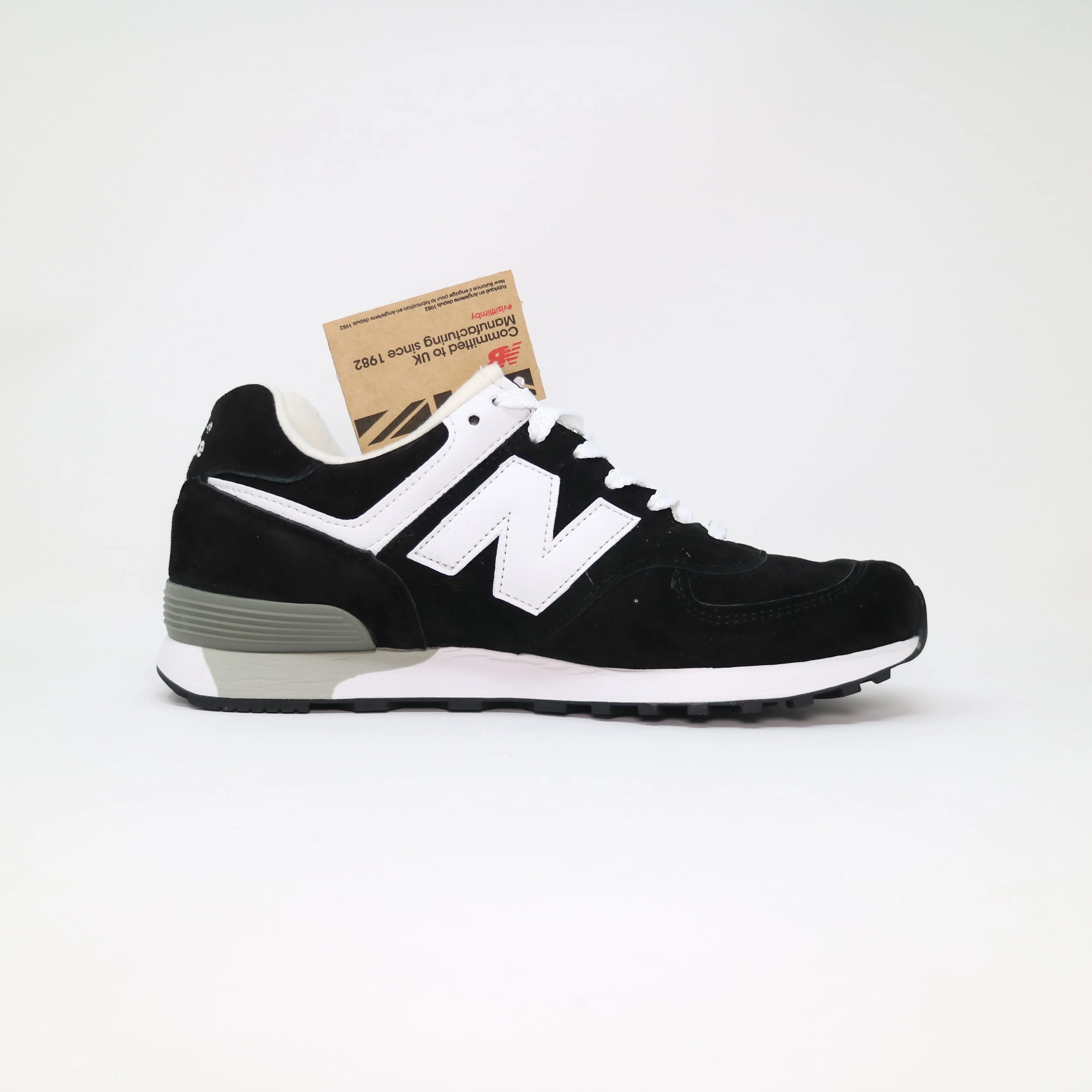 Men's New Balance 576 KGS - Black - M576KGS Cable-Knit
