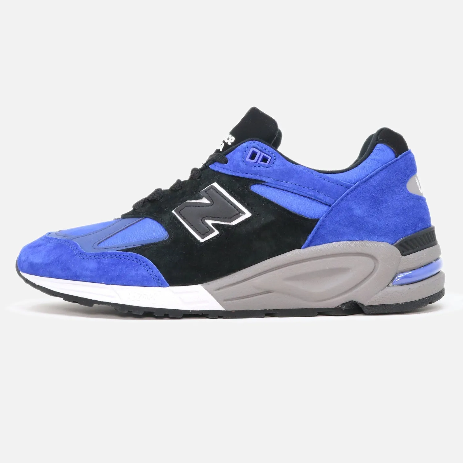 School Day Men's New Balance 990 PL2 Blue Suede