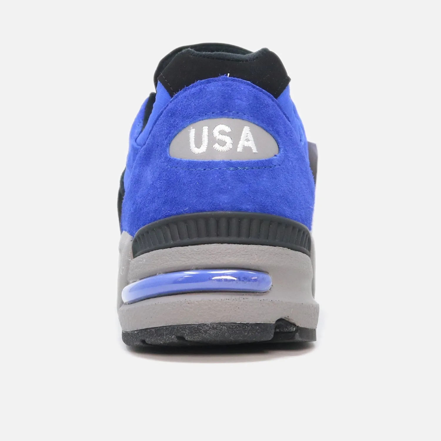 Men's New Balance 990 PL2 Blue Suede Comfort collar