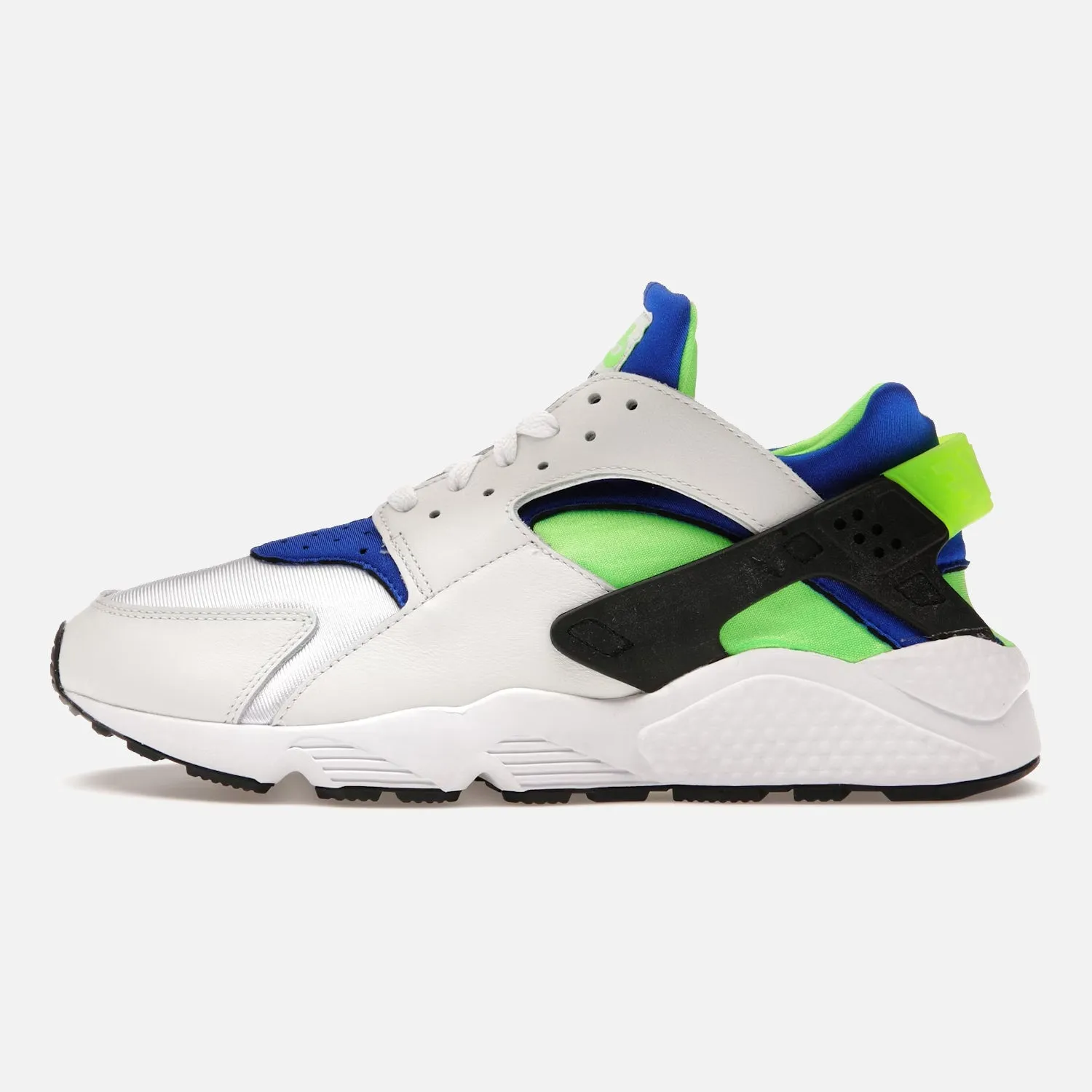 Men's Nike Air Huarache Limited Edition Scream Green (2021) Cyber Mode Flexibility Feature