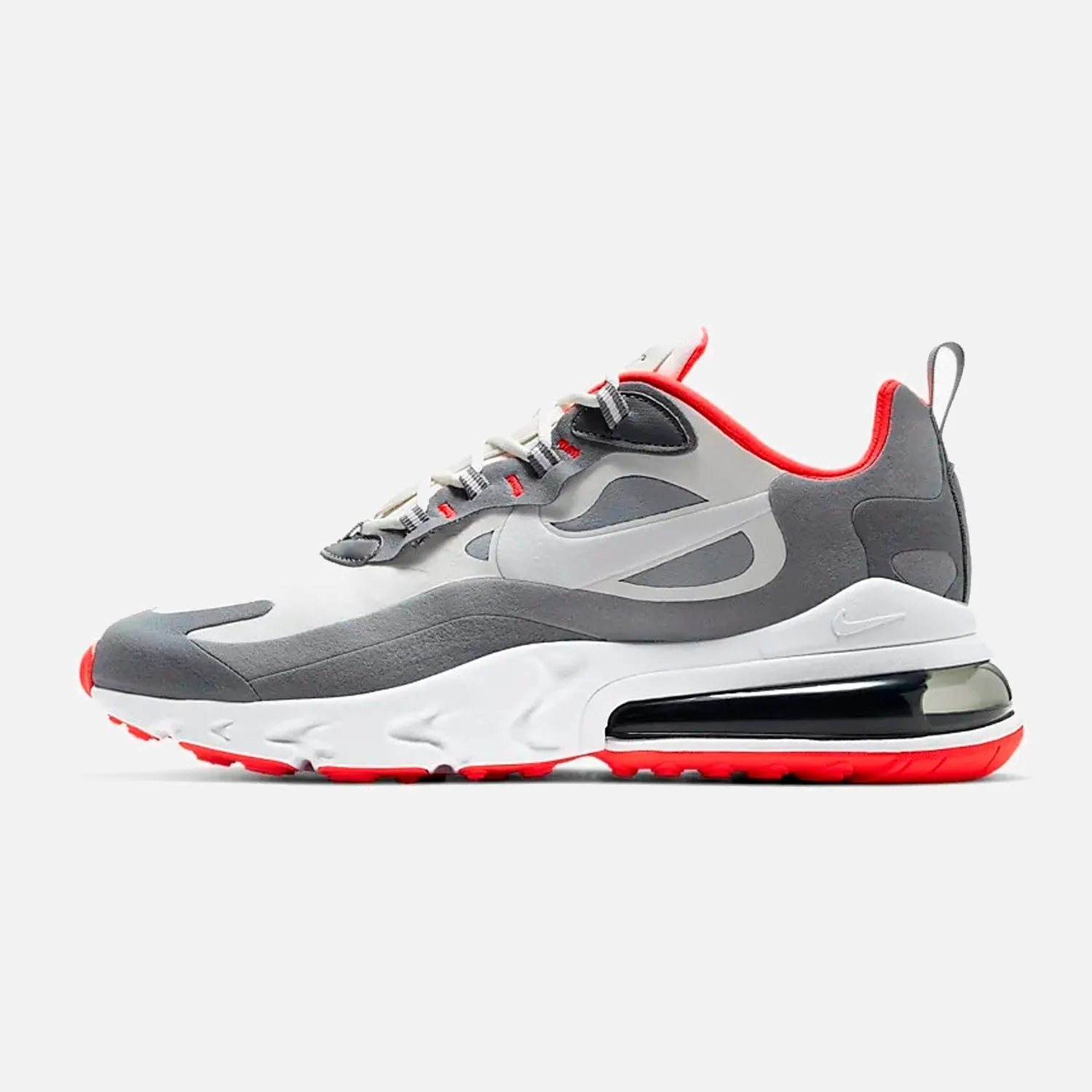 Men's Nike Air Max 270 React - White Grey Freeze Proof