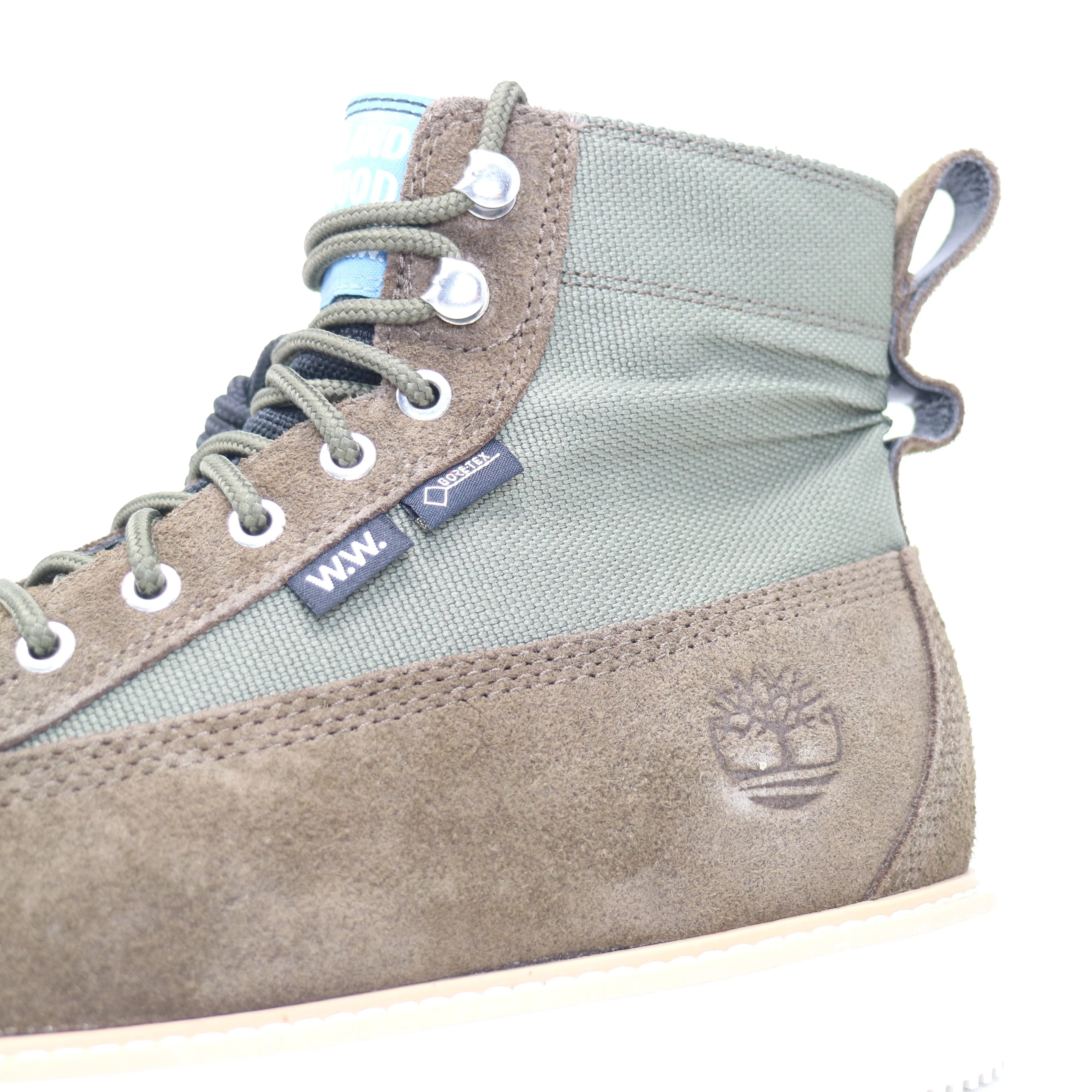 Men's Timberland x Wood Wood Premium Mid Boot Brown Suede Sustainable
