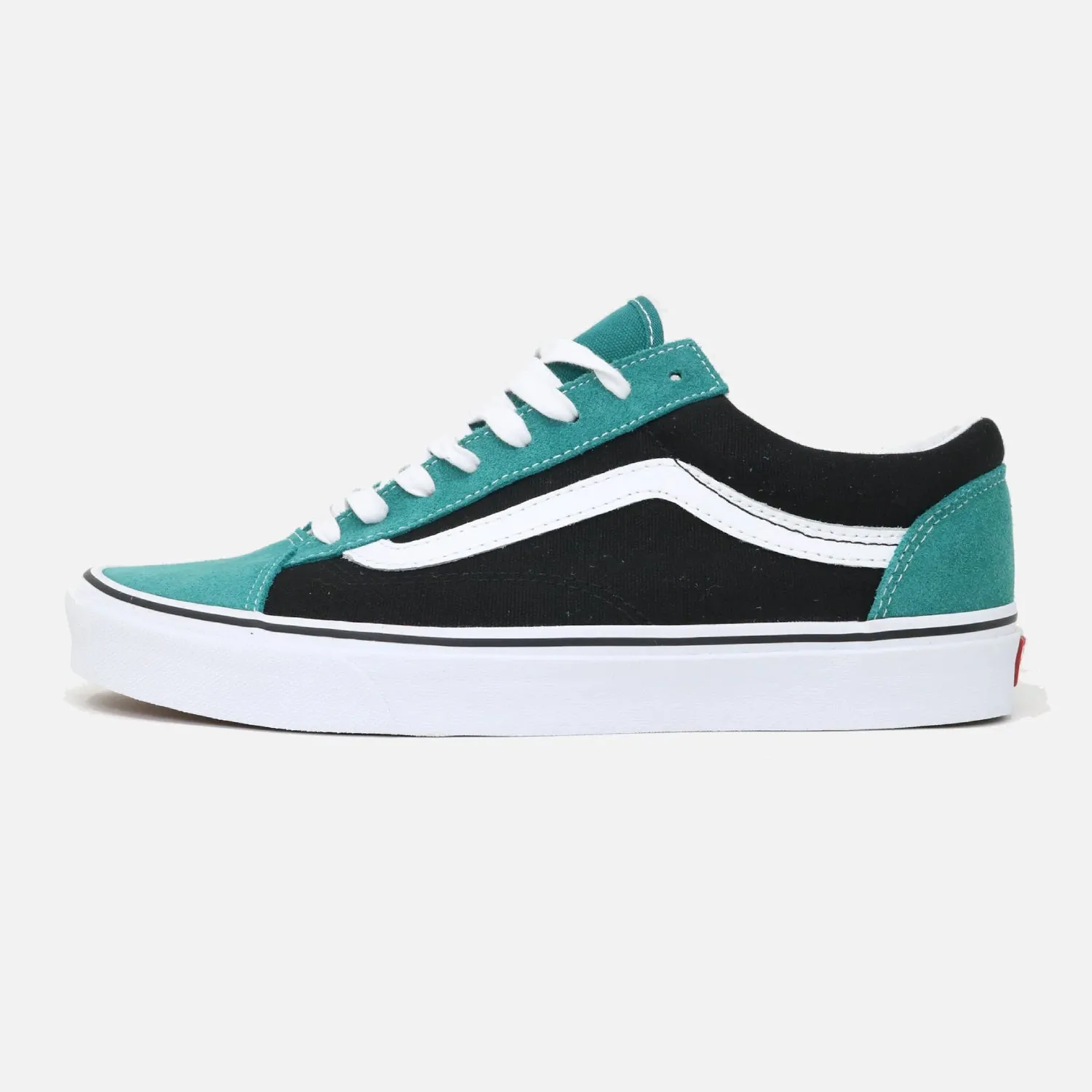 Men's Vans Retro Style 36 - Black Turqouise synthetic leather Smart Look