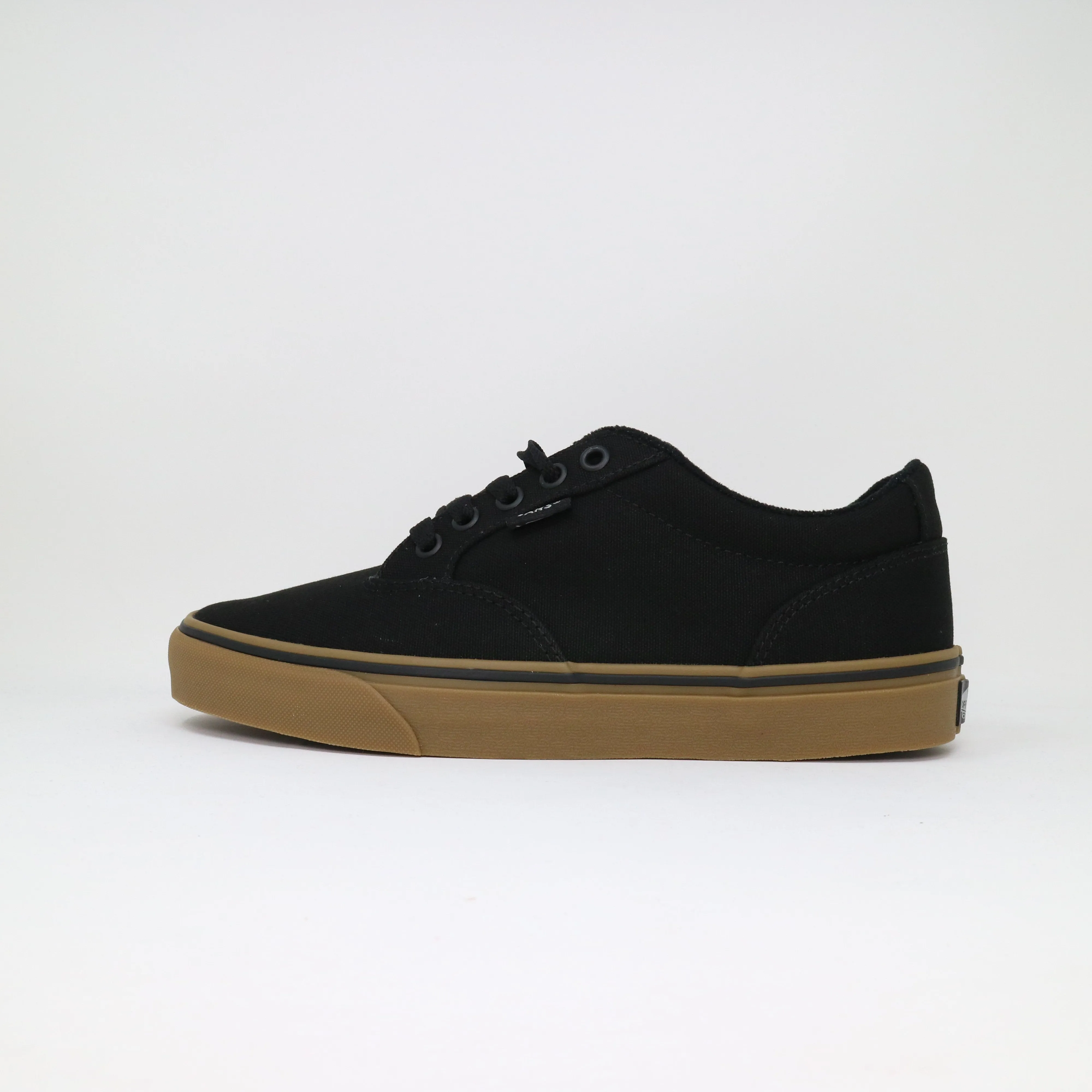 Men's Vans Winston Skate Shoe - Black Gum Island Step