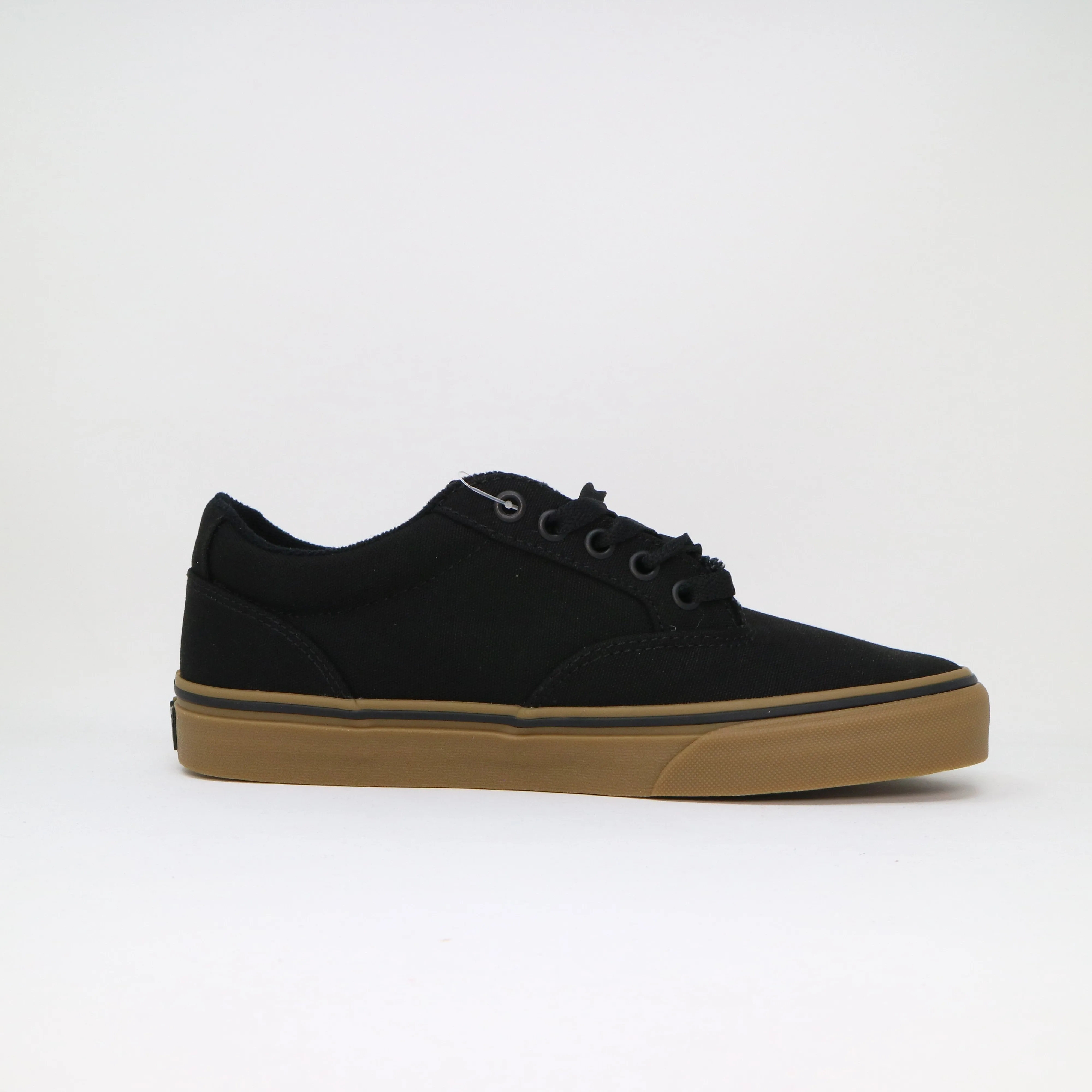 Men's Vans Winston Skate Shoe - Black Gum Balance-Tech