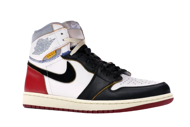 Minimal Look AJ1 Retro High Union Los Angeles Black Toe