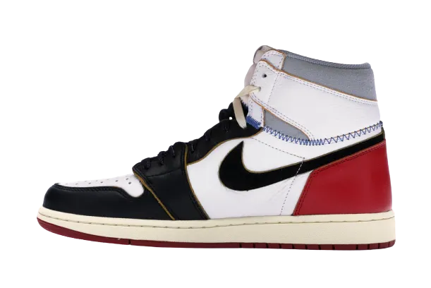 Minimal Look AJ1 Retro High Union Los Angeles Black Toe