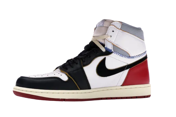 Minimal Look AJ1 Retro High Union Los Angeles Black Toe