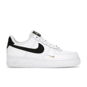 Air Force 1 Black Mini Swoosh Fringe Base