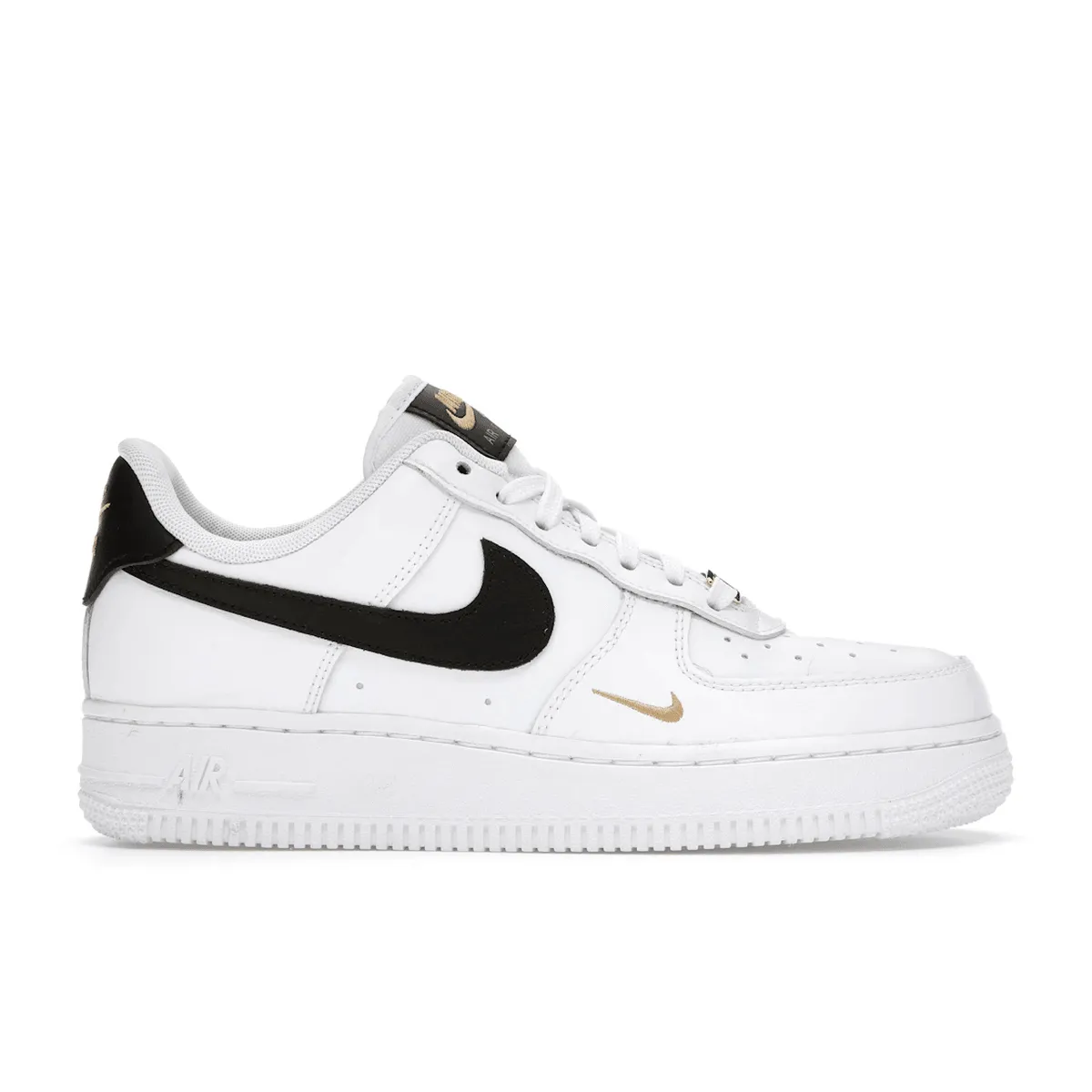 Air Force 1 Black Mini Swoosh Fringe Base