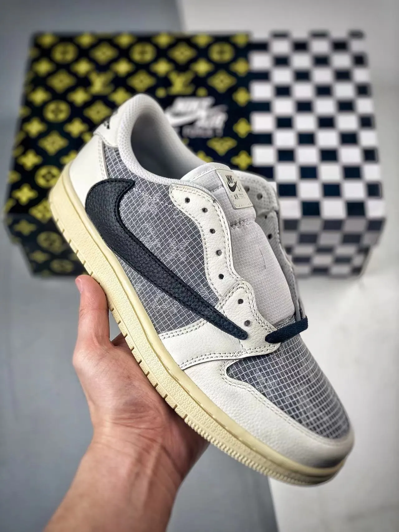 Modern Flair AJ1 Low X Travis LV Customs
