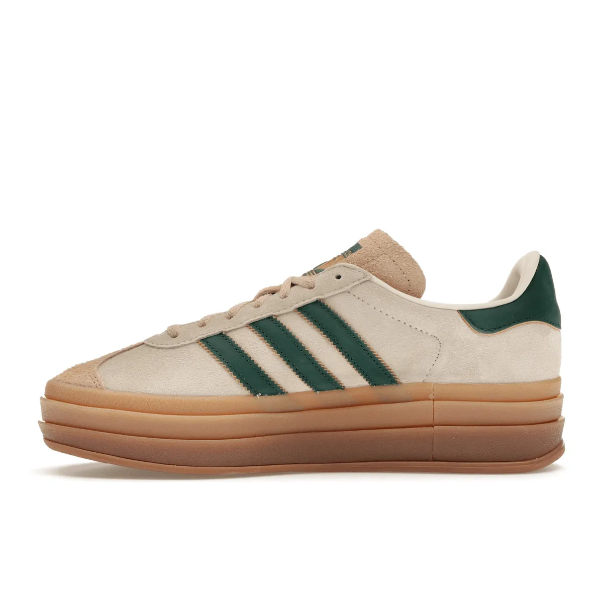 Modern Motion Adidas Gazelle Bold Magic Beige Collegiate Green