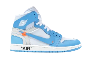 AJ1 X OW University Blue Active Run Easy Wear
