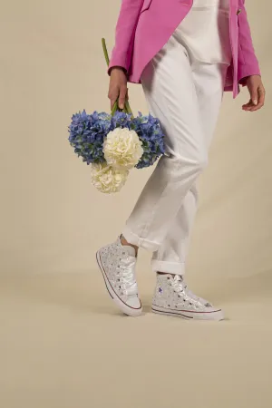 Model Day Converse All Star Pizzo White & Strass Termo Cristal